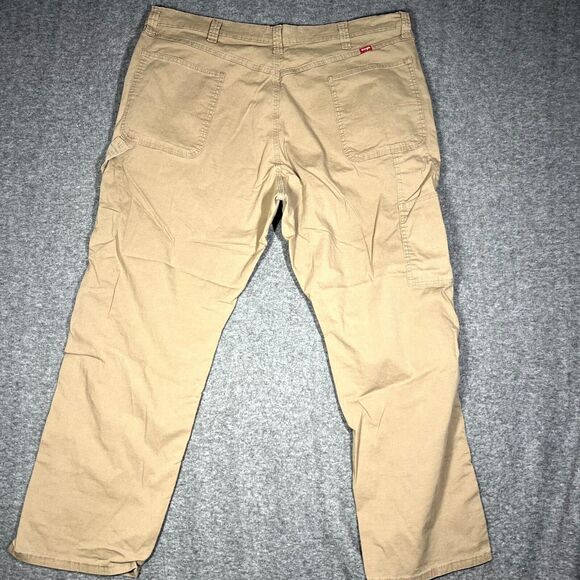 Wrangler Pants Mens 42x30 (A: 40x28) Cargo Work Wear Carpenter Canvas - Picture 3 of 8